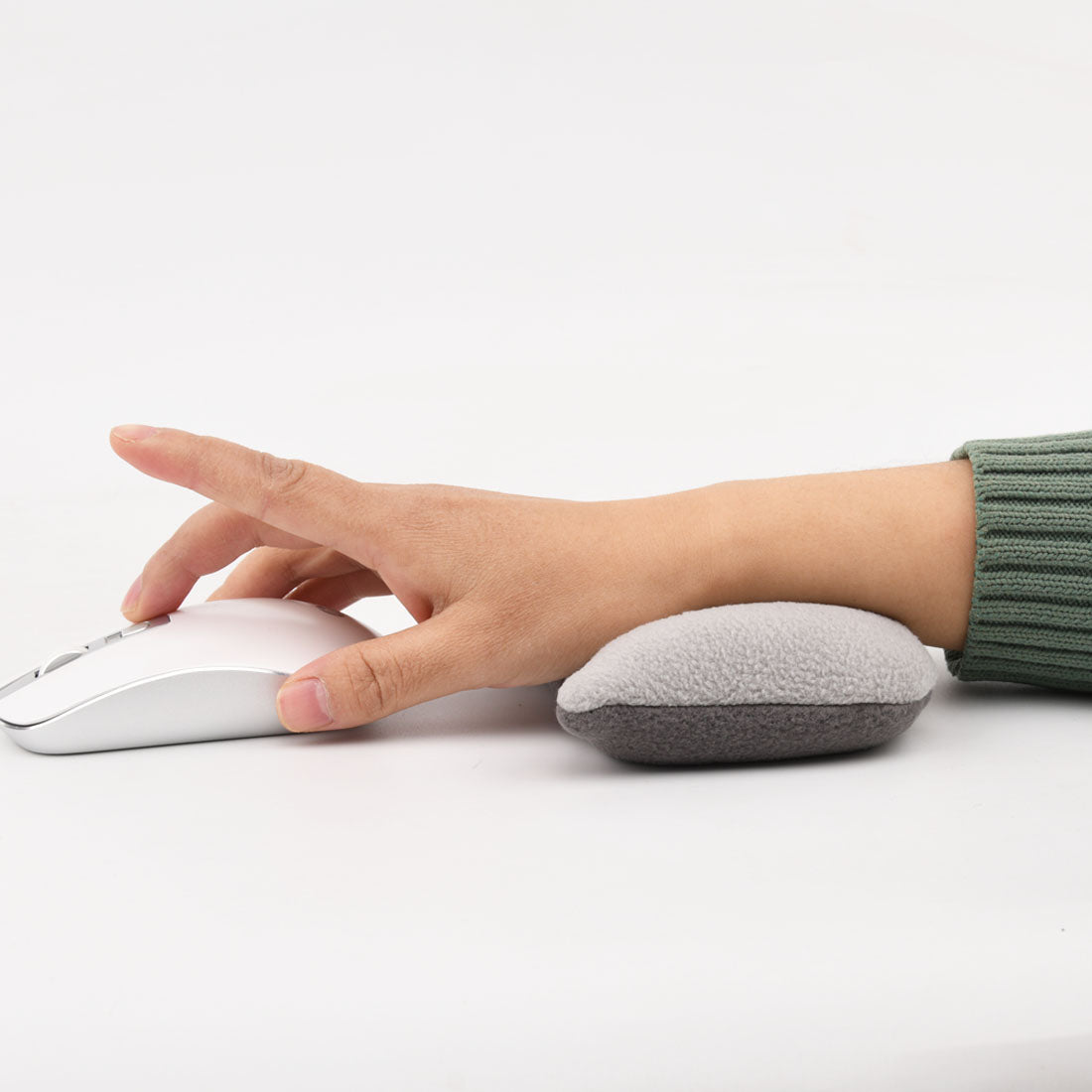 Ergonomic Mouse Wrist Rest for Desktop and Laptop, Bean Bag Wrist Support for Typing, Relief Wrist Pain